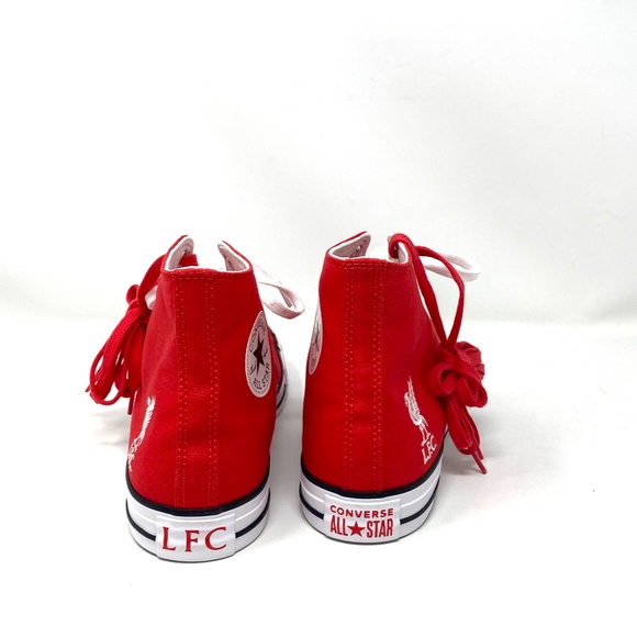 Converse x Liverpool F.C. Ctas High Sneakers Women Size Shoes Red Canvas A07260F - Picture 8 of 11